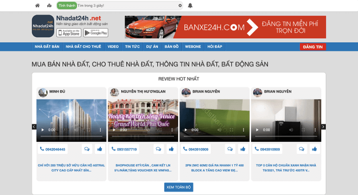 Top 10 website bất động sản đăng tin rao vặt miễn phí và hiệu quả tại Việt Nam - ANTU servcies