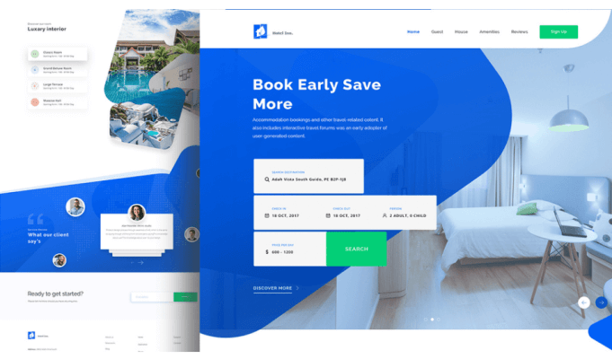 Thiết kế website khách sạn – resort chuyên nghiệp - ANTU services
