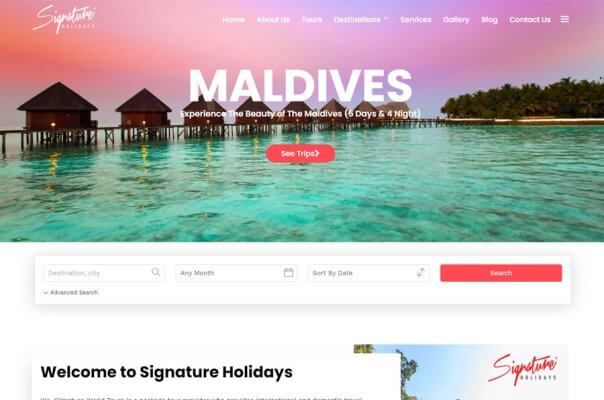 Website du lịch cần có những gì? - ANTU services